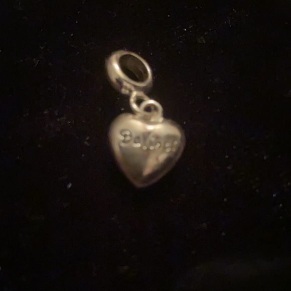 Davinci Beaded Transition Heart Red Pendant - Picture 3 of 6